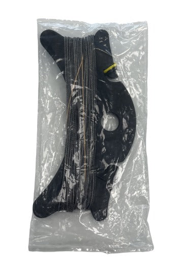 Core Kiteboarding Sensor 2/3 Vario replacement front lines with black spreader bar, packaged in plastic.